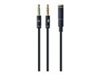 Picture of Gembird 2 x 3.5mm Combo Male - 3.5mm Mic/Audio Metal