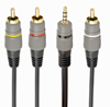 Изображение Gembird 3.5 mm 4-pin to RCA audio-video cable 1.5 m