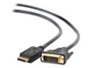 Изображение Gembird DisplayPort Male - DVI Male 1.8m Full HD