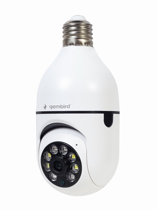 Attēls no Gembird TSL-CAM-WRHD-01 Smart rotating wifi camera, E27, 1080p