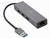 Изображение Gembird USB AM Gigabit Network Adapter with 3-port USB 3.0 hub