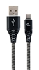 Picture of Gembird USB Male - USB Type C Male Premium cotton braided 2m Black
