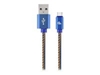 Picture of Gembird USB Male - USB Type C Male Premium denim 1m Blue