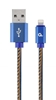 Picture of Gembird USB Male - USB Type C Male Premium denim 2m Blue