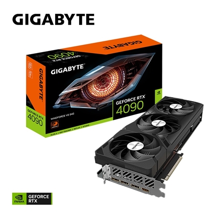 Изображение Gigabyte GeForce RTX 4090 WINDFORCE V2 24G NVIDIA 24 GB GDDR6X