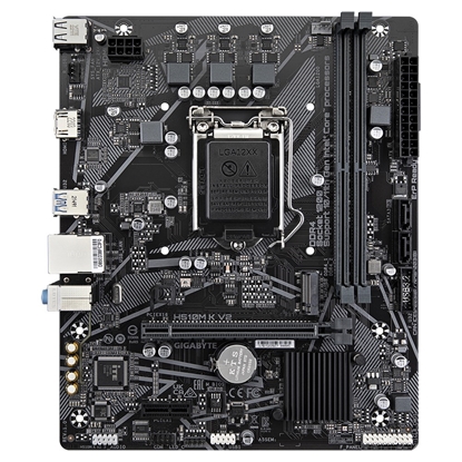Attēls no Gigabyte H510M K V2 Motherboard - Supports Intel Core 11th CPUs, up to 3200MHz DDR4 (OC), 1xPCIe 3.0 M.2, GbE LAN, USB 3.2 Gen 1