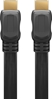 Picture of Goobay 61729 High Speed HDMI FLAT-cable with Ethernet, Gold Plated, 2m