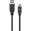 Picture of Goobay | Round cable | A | 67999 | USB 3.0 male (type A) | USB-C male | Mbit/s