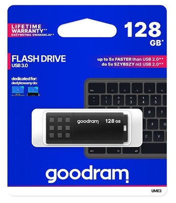 Attēls no Goodram UME3 USB flash drive 128 GB USB Type-A 3.0 (3.1 Gen 1) Black