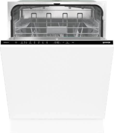Изображение Built-in | Dishwasher | GV642C60 | Width 59.8 cm | Number of place settings 14 | Number of programs 6 | Energy efficiency class C | Display