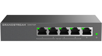 Picture of Grandstream GWN 7700P 5xGbE, 4xPOE, unmanaged switch
