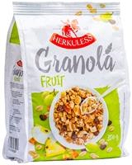 Picture of Granola  HERKULESS, grauzdēts muesli ar augļiem, 0.350kg