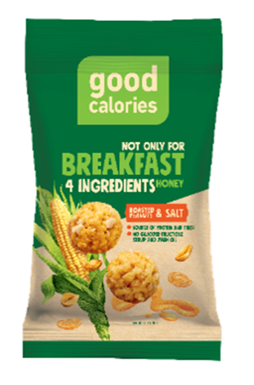 Picture of Grauzdēta auzu uzkoda ar sālītiem zemesriekstiem GOOD CALORIES, 32g