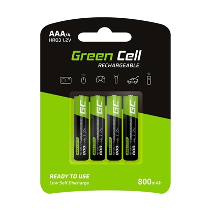 Изображение Green Cell GR04 household battery Rechargeable battery AAA Nickel-Metal Hydride (NiMH)