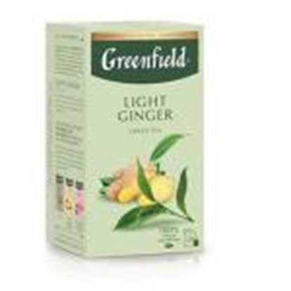 Изображение GREENFIELD Light Ginger zaļā tēja 20x1.7g