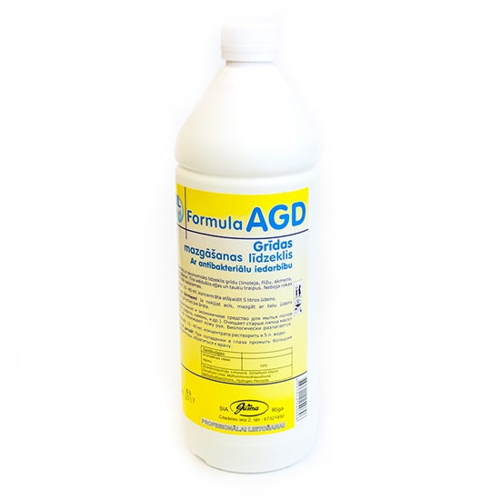 Изображение Grīdas mazgāšanas līdzeklis ar antibakteriālu iedarbību EWOL Professional Formula AGD, 1 L