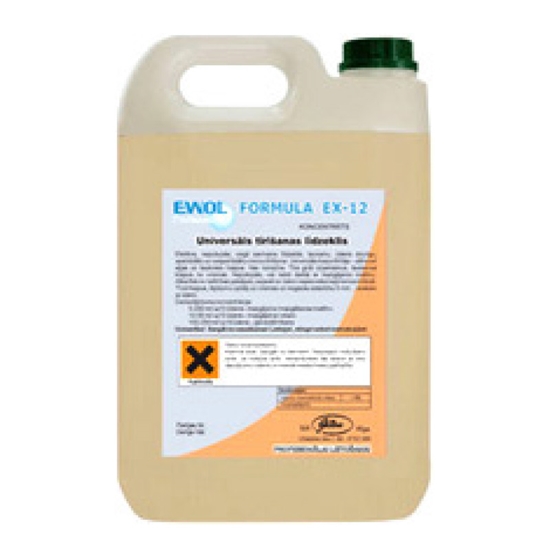 Изображение Grīdas mazgāšanas līdzeklis EWOL Professional Formula Ex-12, 5 L