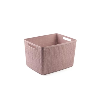 Picture of Grozs Jute L 20L 36x28x23cm rozā