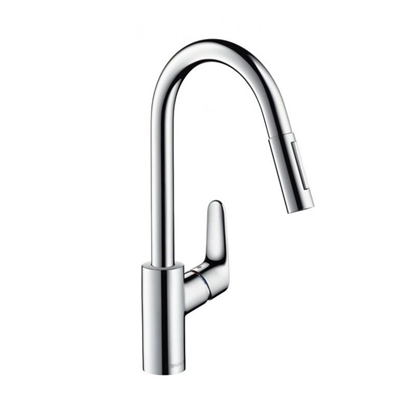 Изображение Hansgrohe Focus M41 Single lever kitchen mixer 240, pull-out spray, 2jet 31815000