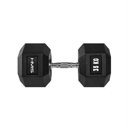 Attēls no Hantele HEX PRO 35 KG DUMBBELL HMS