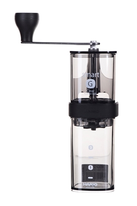 Picture of Hario MSG-2-TB coffee grinder Burr grinder Black,Transparent