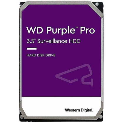 Attēls no HDD|WESTERN DIGITAL|Purple|14TB|SATA|512 MB|7200 rpm|3,5"|WD142PURP