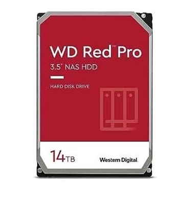 Attēls no HDD|WESTERN DIGITAL|Red Pro|14TB|SATA|512 MB|7200 rpm|3,5"|WD142KFGX