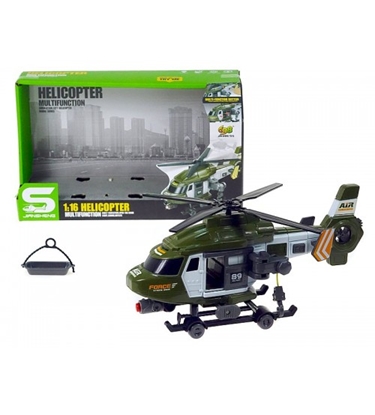 Изображение Helikopters Army ar skaņu un gaismu 27 cm 585676