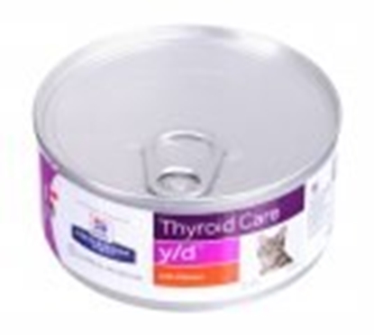 Изображение HILL'S PRESCRIPTION DIET Thyroid Care Feline y/d Wet cat food Chicken 156 g