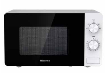 Attēls no Hisense H20MOWP1 Countertop Solo microwave 20 L 700 W White