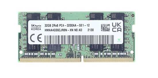 Picture of Hynix SO-DIMM 32GB DDR4 2Rx8 3200MHz PC4-25600 HMAA4GS6CJR8N-XN