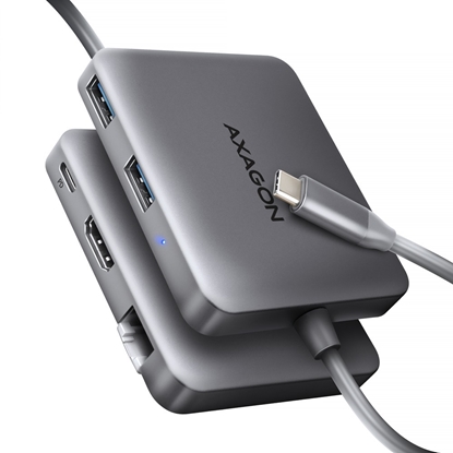 Attēls no I/O HUB USB-C 5IN1 5GBPS/0.2M HMC-5HL AXAGON