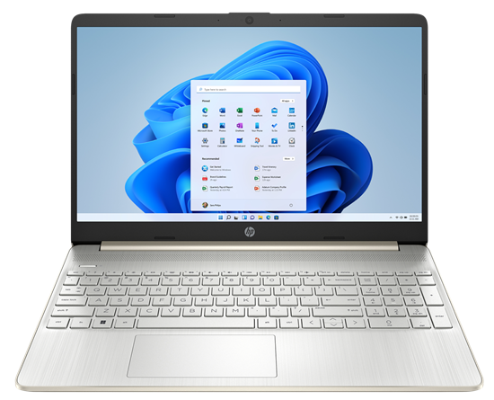 Picture of HP 15s-fq2619nw i3-1115G4 Notebook 39.6 cm (15.6") Full HD Intel® Core™ i3 16 GB DDR4-SDRAM 512 GB SSD Wi-Fi 5 (802.11ac) Windows 11 Home Gold