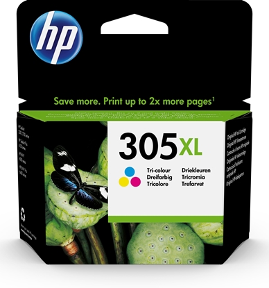 Изображение HP 305XL High Yield Tri-color Original Ink Cartridge