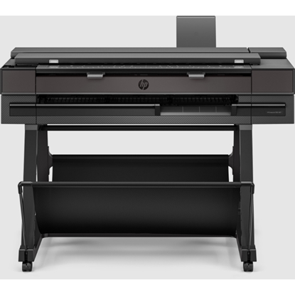 Attēls no DesignJet T850 AiO All-in-One Printer/Plotter - 36" Roll/A4,A3,A2,A1,A0 Color Ink, Print/Copy/Scan, Sheet Feeder, Auto Horizontal Cutter, LAN, WiFi, 25 sec/A1 page, 90 A1 prints/hour, with Stand