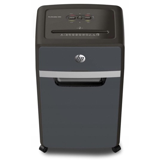 Picture of HP PRO SHREDDER 24CC, P-4, 24 cards, 30l, dark grey