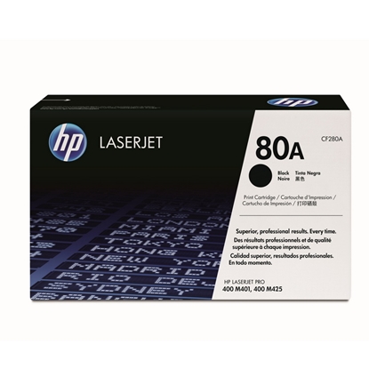 Attēls no Toneris HP Nr.80A (CF280A), melns kārtridžs lāzerprinteriem, 2560 lpp.