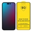 Picture of HQ 9D Curved Full Glue Aizsargstikls priekš Apple iPhone 14 Pro / iPhone 13 Pro / iPhone 13 Black
