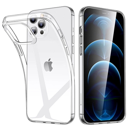 Изображение HQ Plāns 0,5 mm TPU maks priekš Apple iPhone 11 Pro Max Transparent