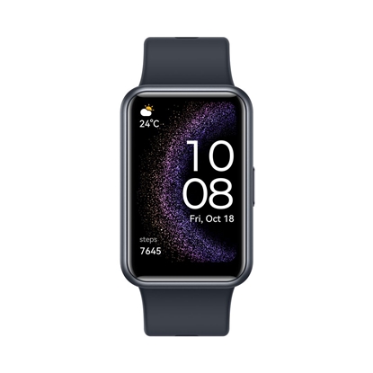 Attēls no Huawei WATCH Fit Special Edition 4.17 cm (1.64") AMOLED 30 mm Digital 456 x 280 pixels Touchscreen Black GPS (satellite)