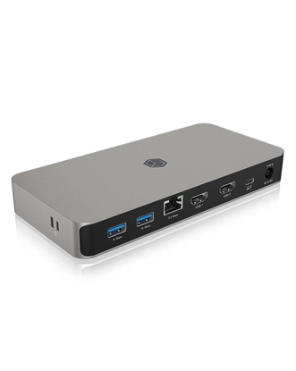 Attēls no ICY BOX 10-in-1 USB4 Type-C DockingStation with dual video output