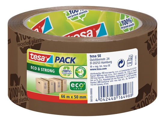 Picture of Iepakošanas līmlente tesapack® Eco & Strong,  brūna, 66m x 50mm