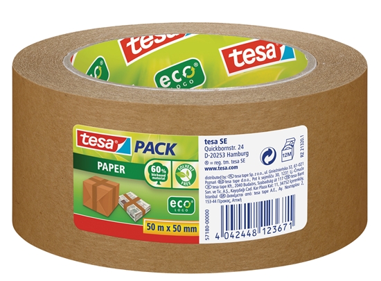 Picture of Iepakošanas līmlente tesapack® ecoLogo®, videi draudzīga, 50m x 50mm