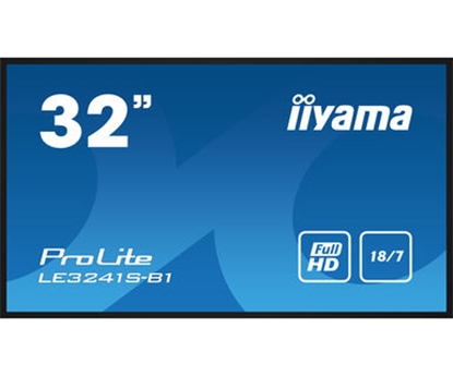 Attēls no iiyama LE3241S-B1 Signage Display Digital signage flat panel 80 cm (31.5") 350 cd/m² Full HD Black 18/7