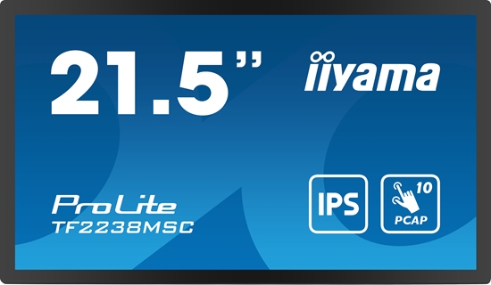 Picture of iiyama PROLITE Digital A-board 55.9 cm (22") LED 600 cd/m² Full HD Black Touchscreen