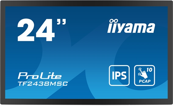 Picture of iiyama PROLITE Digital A-board 61 cm (24") LED 600 cd/m² Full HD Black Touchscreen