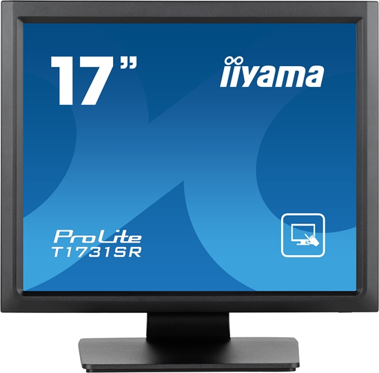 Picture of iiyama ProLite T1731SR-B1S computer monitor 43.2 cm (17") 1280 x 1024 pixels SXGA LCD Touchscreen Black