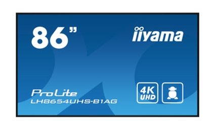 Attēls no iiyama ProLite To Be Updated computer monitor 2.17 m (85.6") 3840 x 2160 pixels 4K Ultra HD LED Black