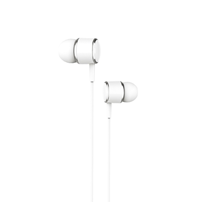 Picture of iKAKU KSC-380 Universālas Vieglas HiFi In-Ear Austiņas 3.5mm ar Mikrofonu 1.2m Balta