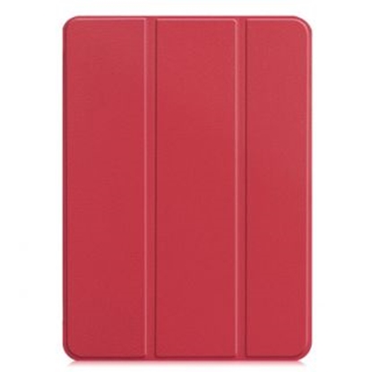 Изображение iLike Galaxy Tab S9 Plus 12.4 Tri-Fold Eco-Leather Stand Case Coral Pink